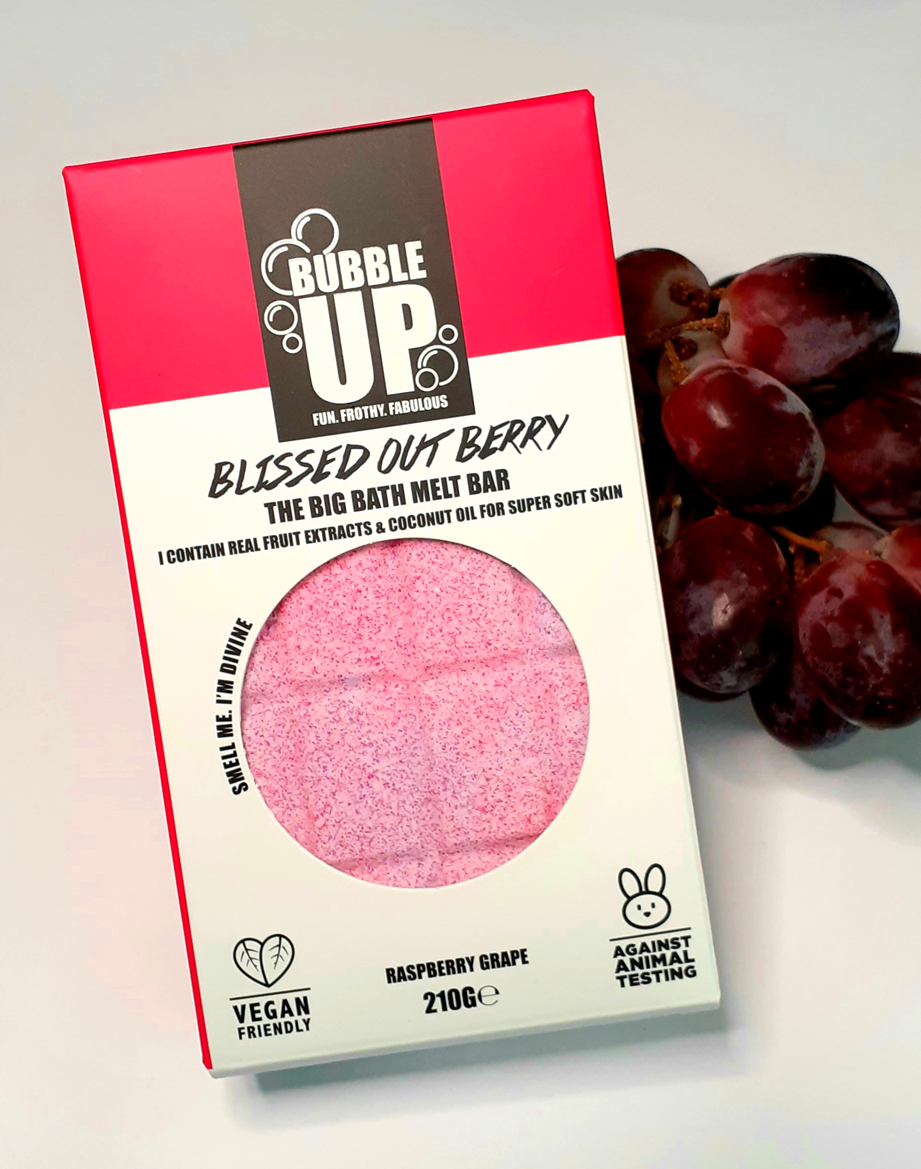 Bubble Up's Blissed Out Berry Bath Melt Bar - Mybeautywaxstash